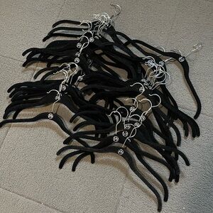 50 Joy Mangano black velvet hangers